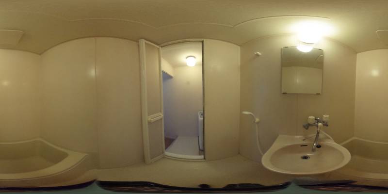 パノラマ画像バスルーム