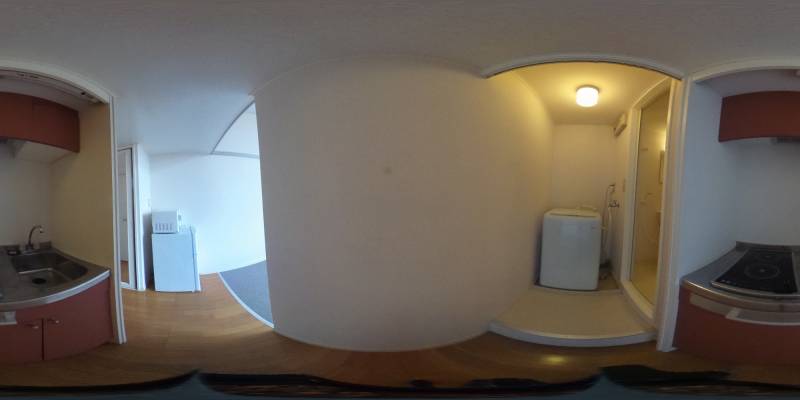 パノラマ画像キッチン