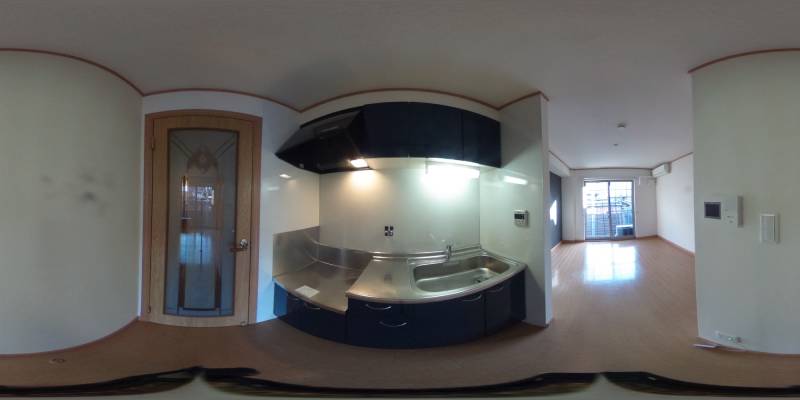 パノラマ画像キッチン