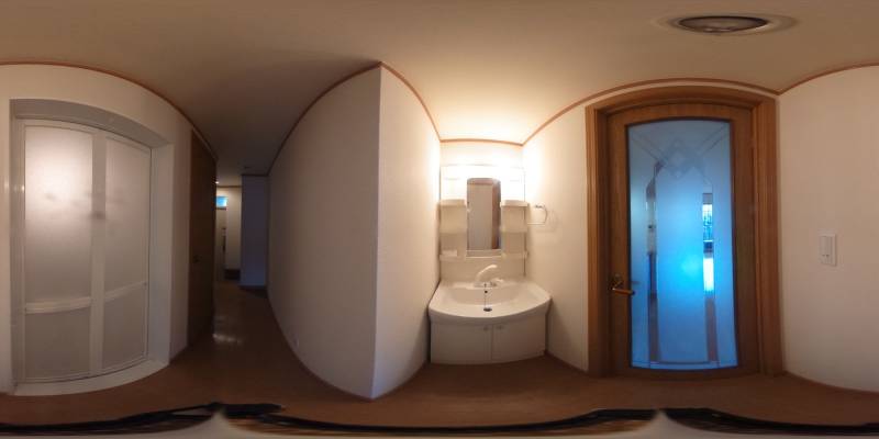 パノラマ画像洗面所