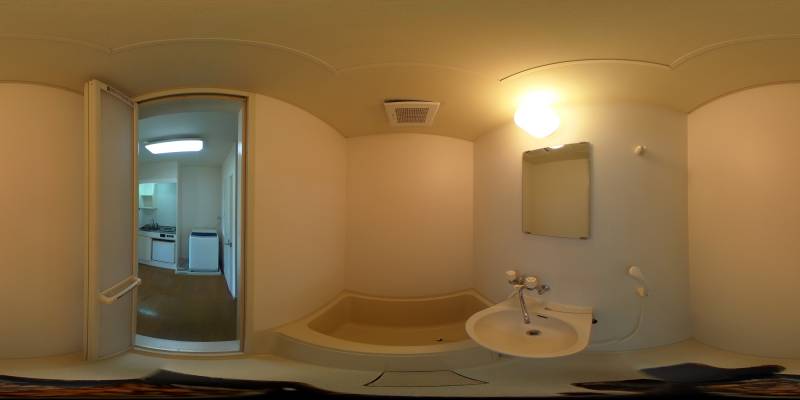 パノラマ画像バスルーム