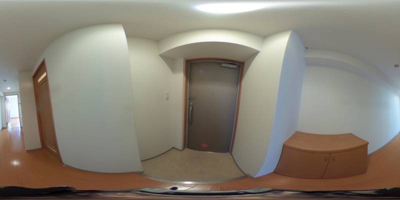 パノラマ画像玄関