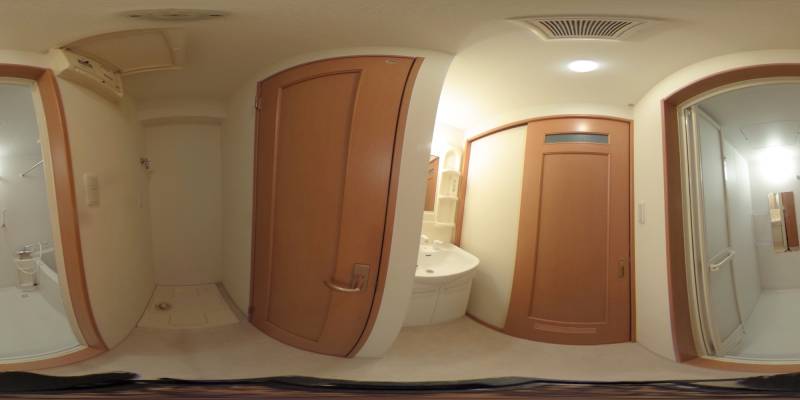 パノラマ画像洗面所