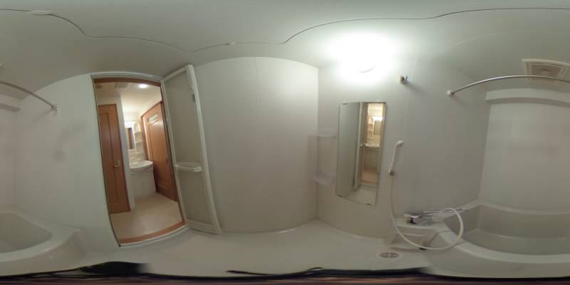 パノラマ画像バスルーム