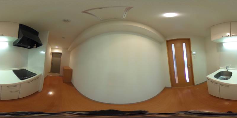 パノラマ画像キッチン