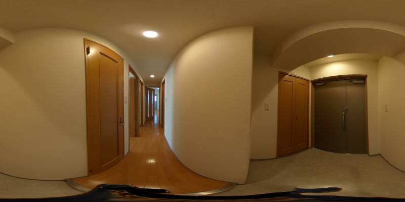 パノラマ画像玄関