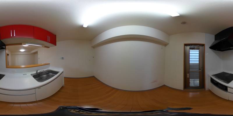 パノラマ画像キッチン