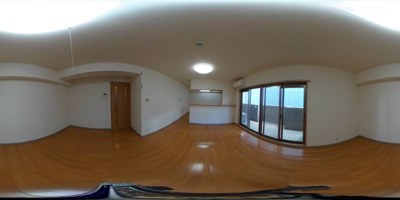 パノラマ画像リビング