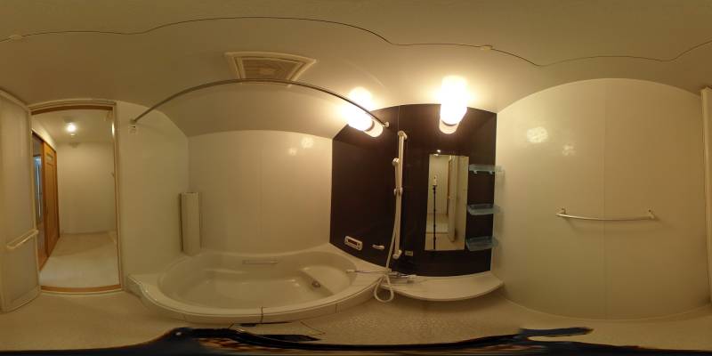 パノラマ画像バスルーム