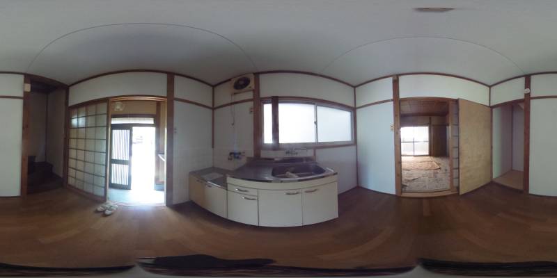 パノラマ画像キッチン