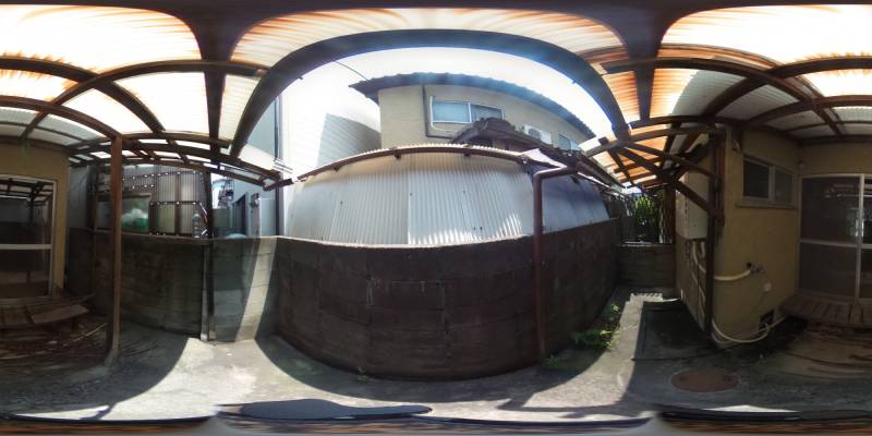 パノラマ画像バルコニー