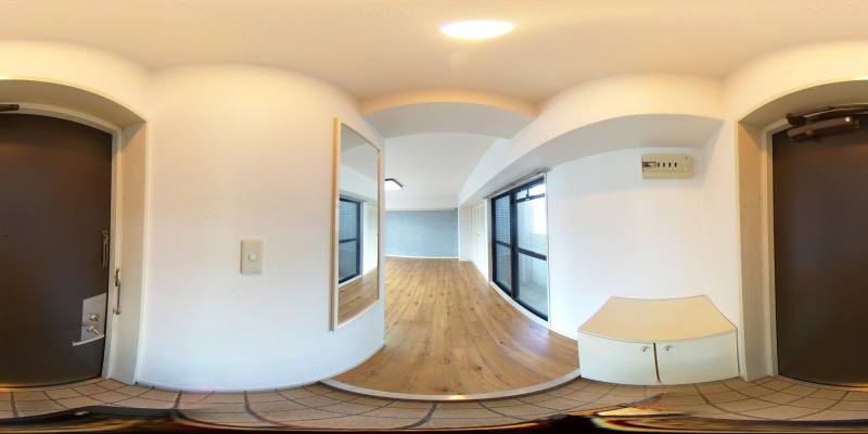 パノラマ画像玄関