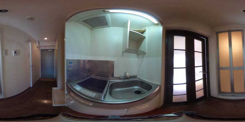 パノラマ画像キッチン