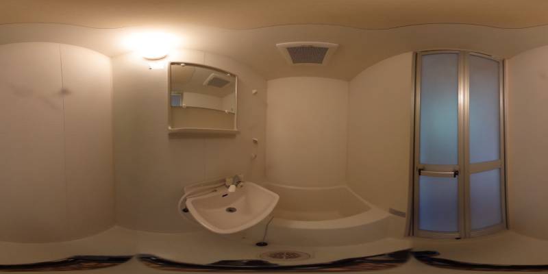 パノラマ画像バスルーム