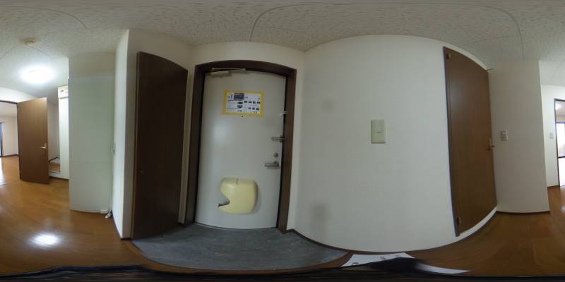 パノラマ画像玄関