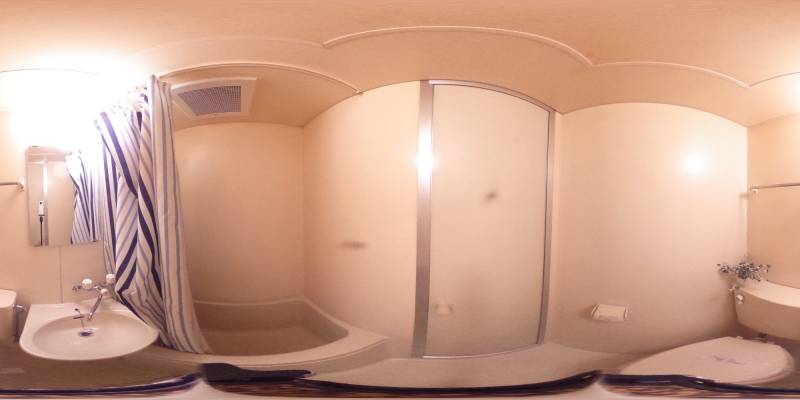 パノラマ画像バスルーム