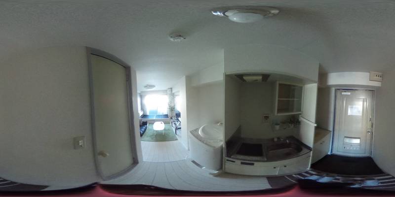 パノラマ画像キッチン