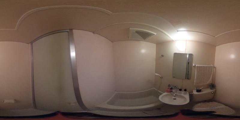 パノラマ画像バスルーム