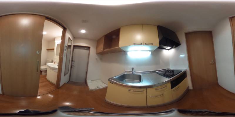 パノラマ画像キッチン