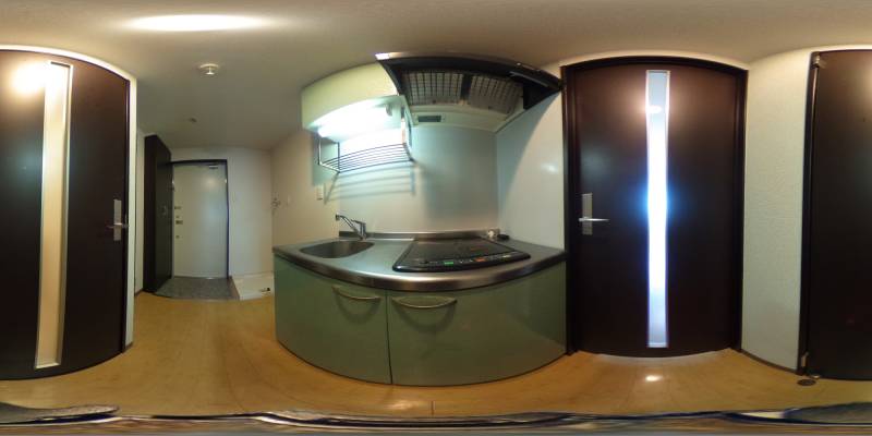 パノラマ画像キッチン