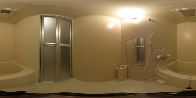 パノラマ画像バスルーム