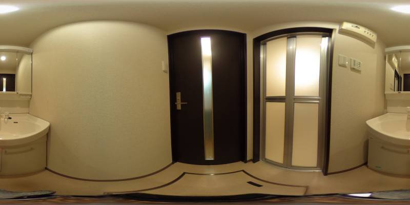 パノラマ画像洗面所