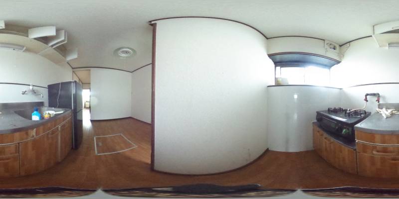 パノラマ画像キッチン