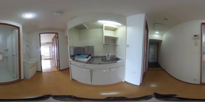 パノラマ画像キッチン