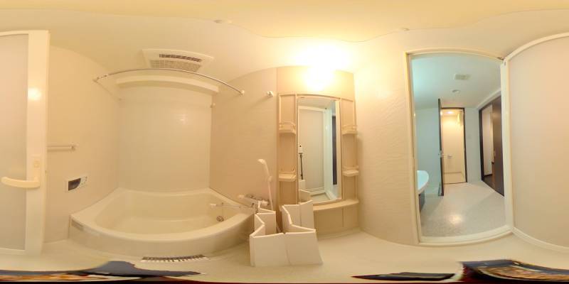 パノラマ画像バスルーム