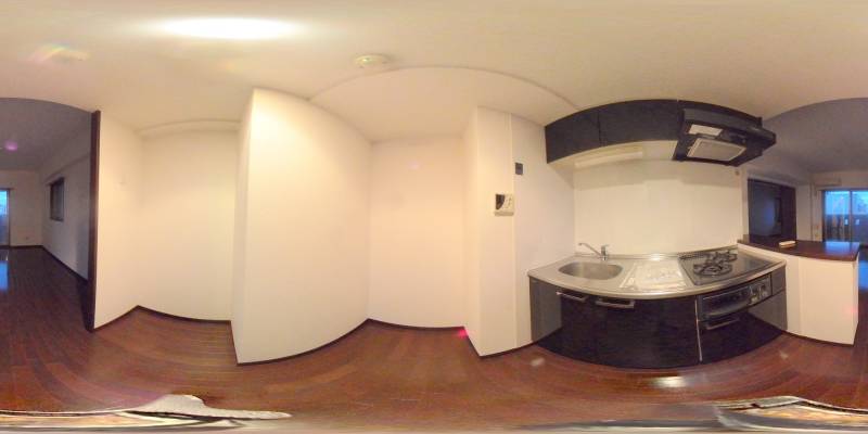 パノラマ画像キッチン