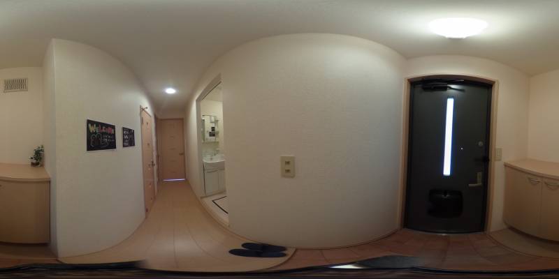 パノラマ画像玄関