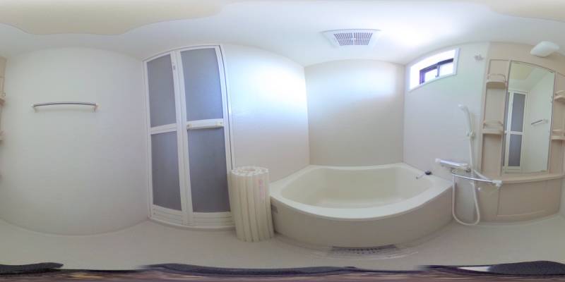 パノラマ画像バスルーム