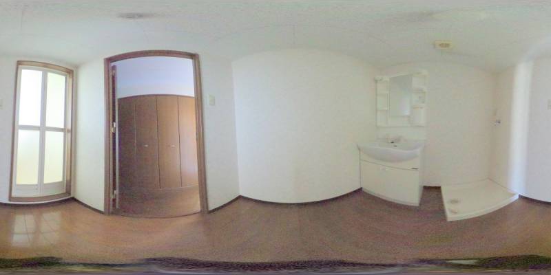 パノラマ画像洗面所