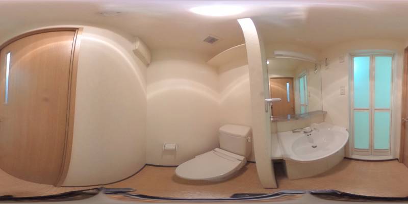 パノラマ画像洗面所