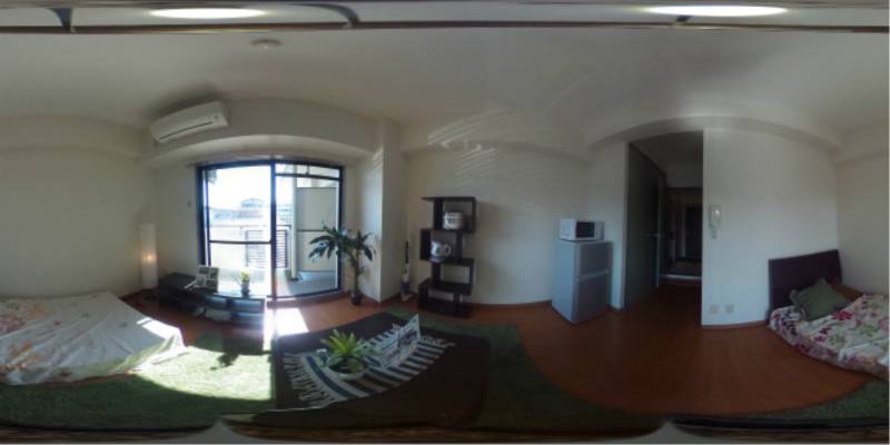 パノラマ画像洋室