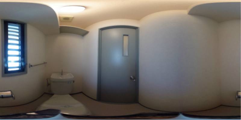 パノラマ画像トイレ