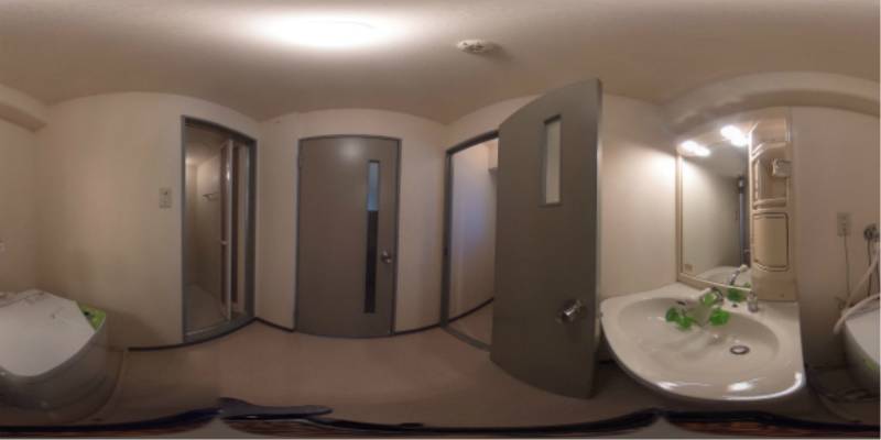 パノラマ画像洗面所