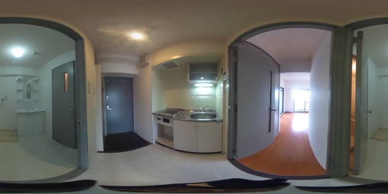 パノラマ画像キッチン