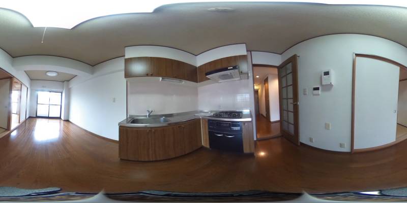 パノラマ画像キッチン