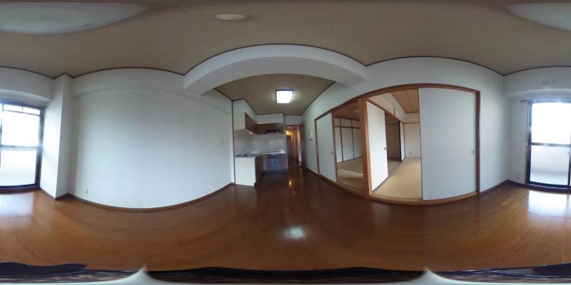 パノラマ画像リビング