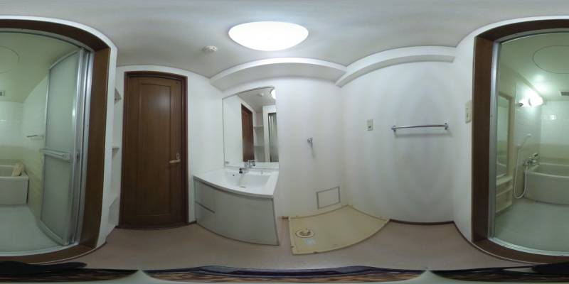 パノラマ画像洗面所