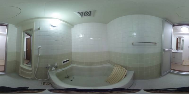 パノラマ画像バスルーム