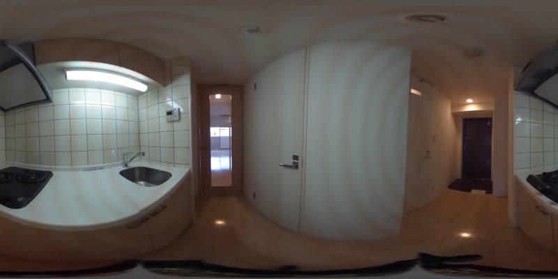 パノラマ画像キッチン