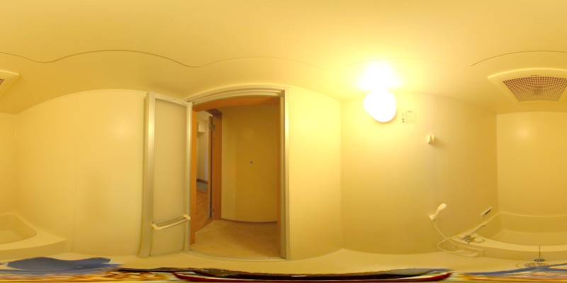 パノラマ画像バスルーム