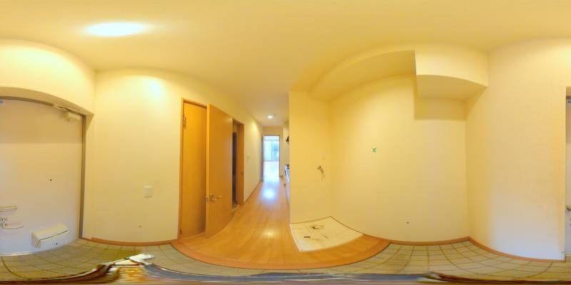 パノラマ画像玄関