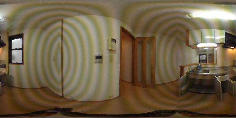 パノラマ画像キッチン