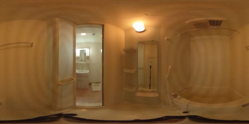 パノラマ画像バスルーム