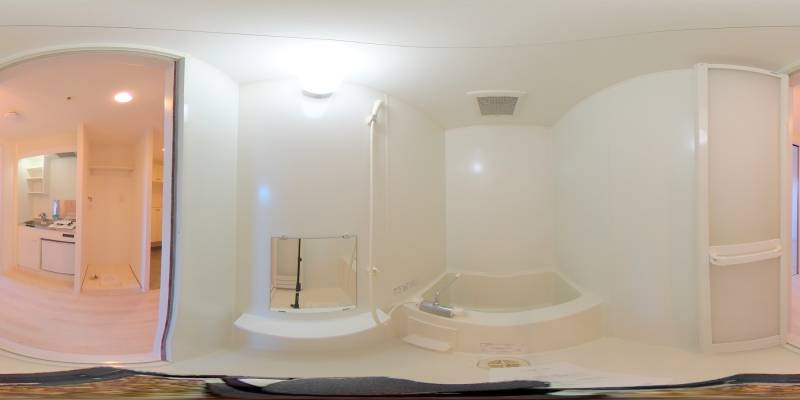 パノラマ画像バスルーム