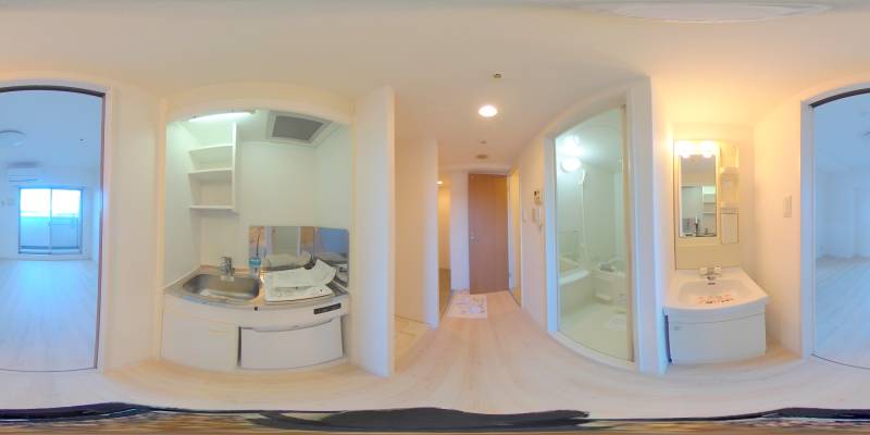 パノラマ画像キッチン