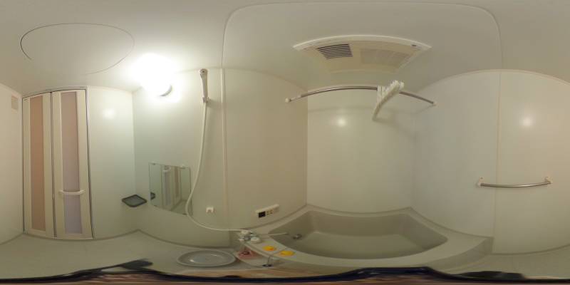 パノラマ画像バスルーム